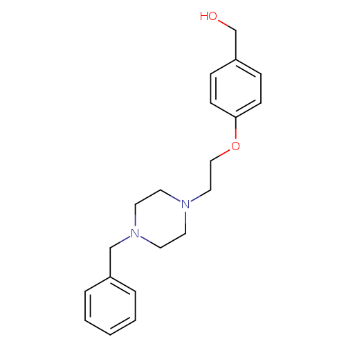 OCc1ccc(cc1)OCCN1CCN(CC1)Cc1ccccc1