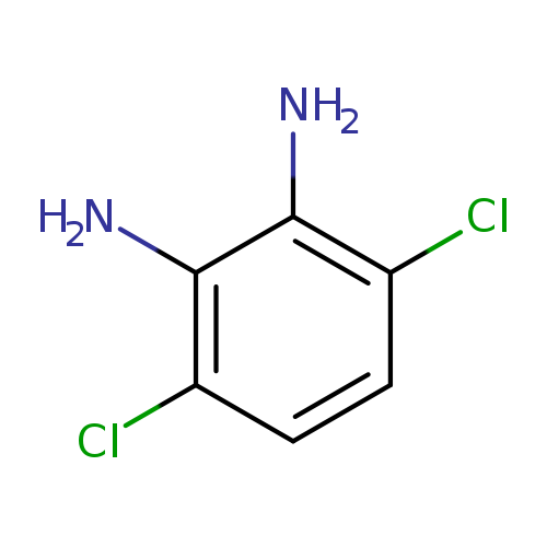 Nc1c(Cl)ccc(c1N)Cl