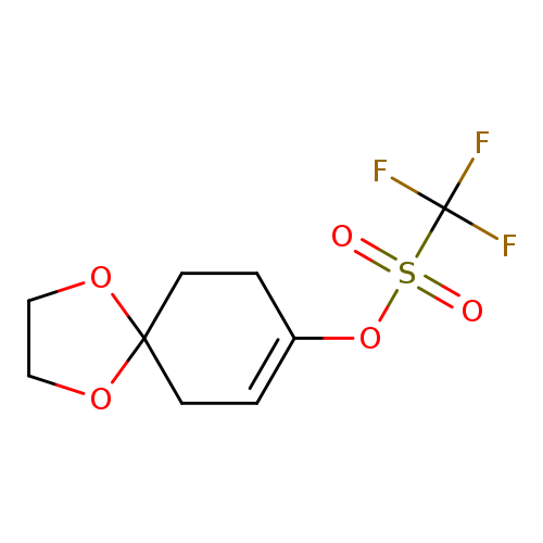 O=S(=O)(C(F)(F)F)OC1=CCC2(CC1)OCCO2