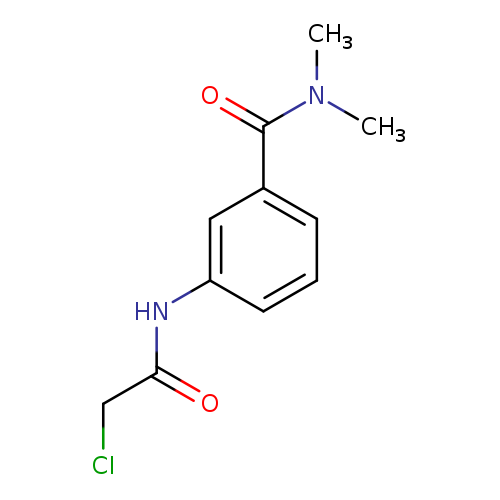 ClCC(=O)Nc1cccc(c1)C(=O)N(C)C