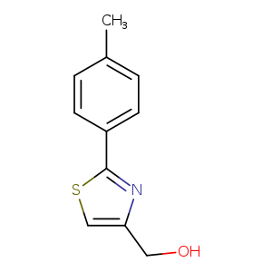 OCc1csc(n1)c1ccc(cc1)C