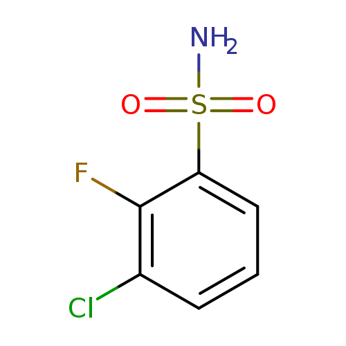 Clc1cccc(c1F)S(=O)(=O)N