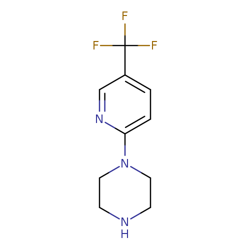 FC(c1ccc(nc1)N1CCNCC1)(F)F