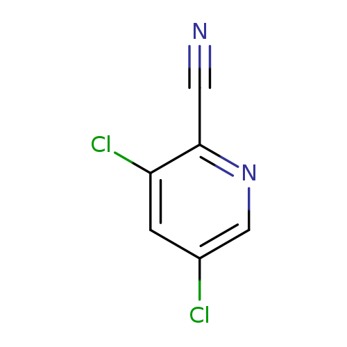 N#Cc1ncc(cc1Cl)Cl