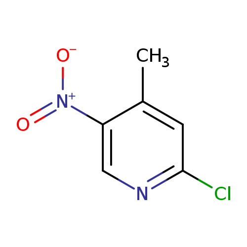 [O-][N+](=O)c1cnc(cc1C)Cl