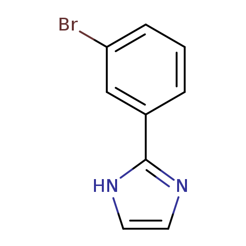 Brc1cccc(c1)c1ncc[nH]1