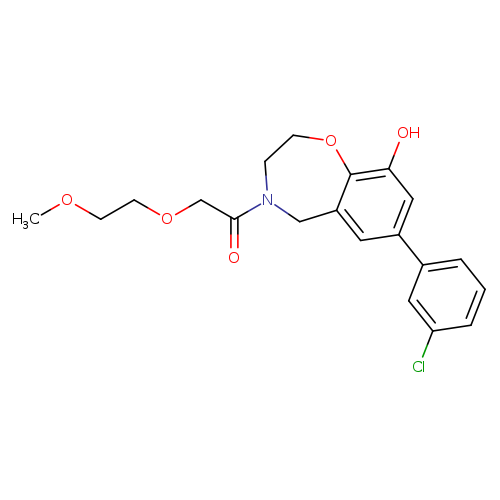 COCCOCC(=O)N1CCOc2c(C1)cc(cc2O)c1cccc(c1)Cl
