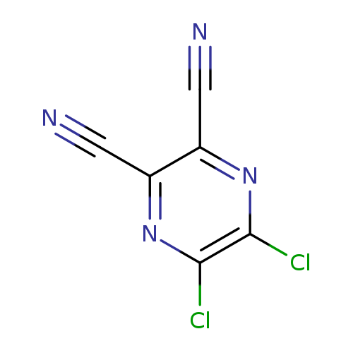 N#Cc1nc(Cl)c(nc1C#N)Cl