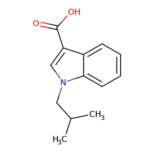 CC(Cn1cc(c2c1cccc2)C(=O)O)C
