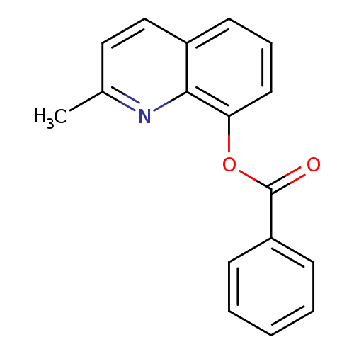 Cc1ccc2c(n1)c(ccc2)OC(=O)c1ccccc1
