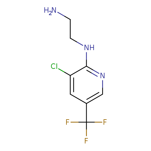 NCCNc1ncc(cc1Cl)C(F)(F)F