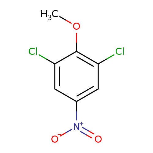 COc1c(Cl)cc(cc1Cl)[N+](=O)[O-]