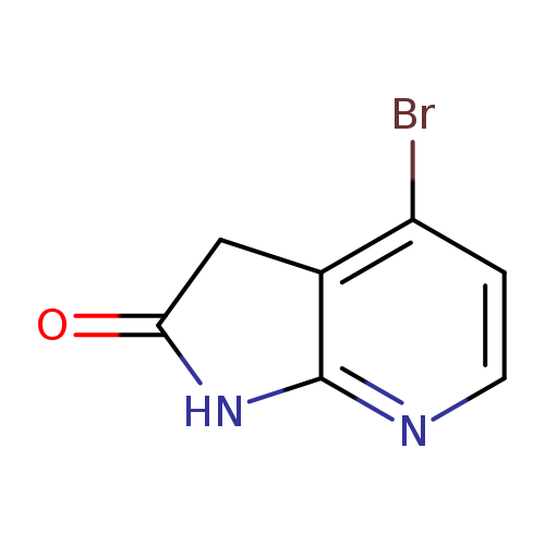 O=C1Nc2c(C1)c(Br)ccn2