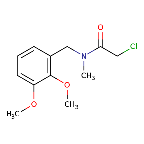 CN(C(=O)CCl)Cc1cccc(c1OC)OC