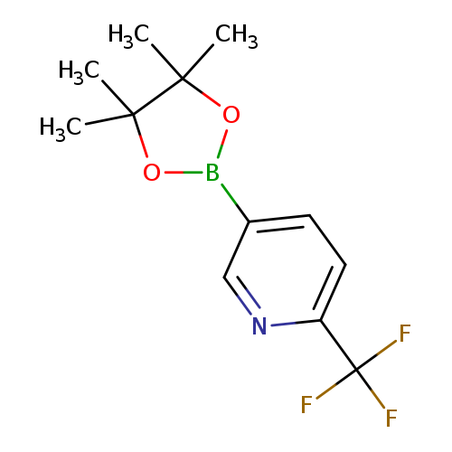 CC1(C)OB(OC1(C)C)c1ccc(nc1)C(F)(F)F