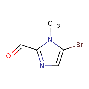 Cn1c(C=O)ncc1Br
