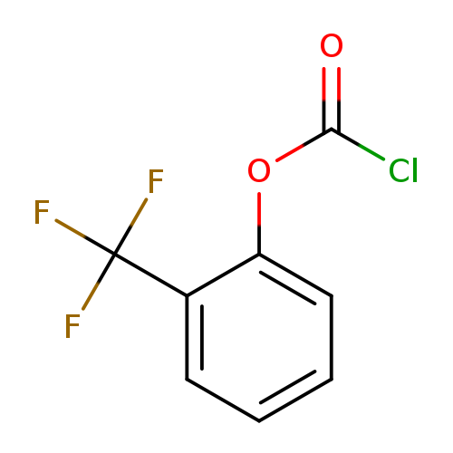 ClC(=O)Oc1ccccc1C(F)(F)F