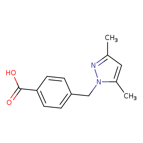 Cc1nn(c(c1)C)Cc1ccc(cc1)C(=O)O