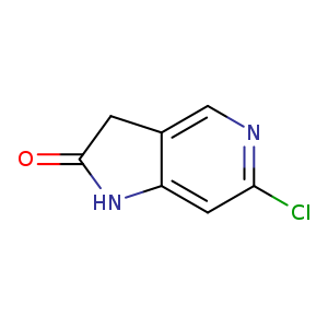 O=C1Cc2c(N1)cc(nc2)Cl