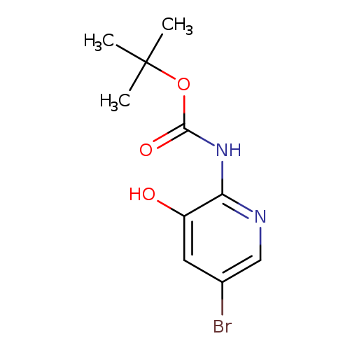 O=C(OC(C)(C)C)Nc1ncc(cc1O)Br