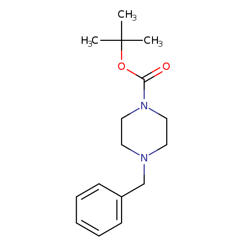 O=C(N1CCN(CC1)Cc1ccccc1)OC(C)(C)C