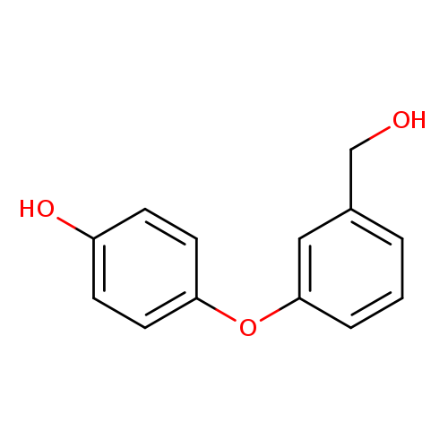 OCc1cccc(c1)Oc1ccc(cc1)O