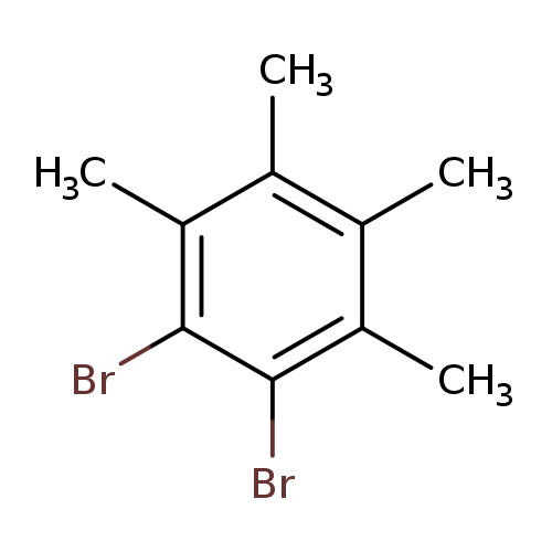 Cc1c(C)c(C)c(c(c1C)Br)Br