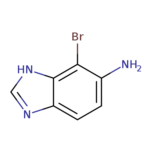 Nc1ccc2c(c1Br)[nH]cn2