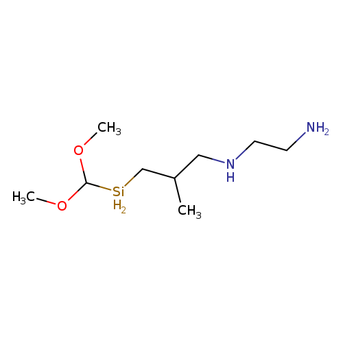 NCCNCC(C[SiH2]C(OC)OC)C