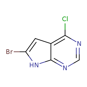 Brc1cc2c([nH]1)ncnc2Cl