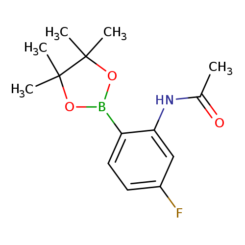 CC(=O)Nc1cc(F)ccc1B1OC(C(O1)(C)C)(C)C