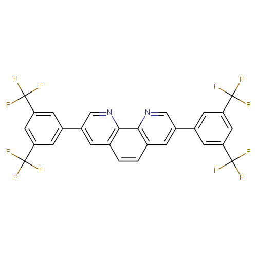 FC(c1cc(cc(c1)c1cnc2c(c1)ccc1c2ncc(c1)c1cc(cc(c1)C(F)(F)F)C(F)(F)F)C(F)(F)F)(F)F