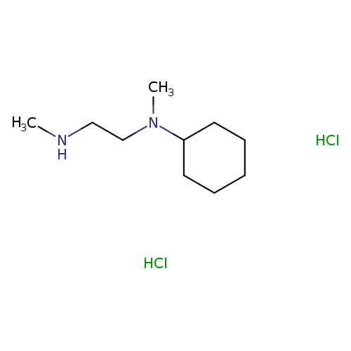 CNCCN(C1CCCCC1)C.Cl.Cl