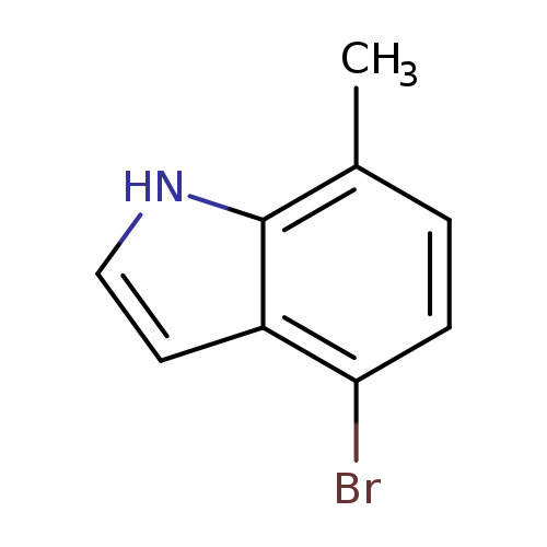 Brc1ccc(c2c1cc[nH]2)C