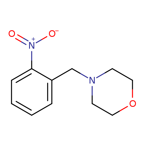[O-][N+](=O)c1ccccc1CN1CCOCC1
