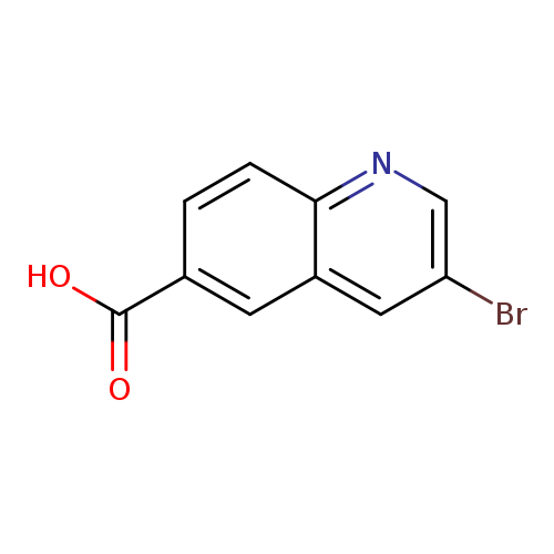 Brc1cnc2c(c1)cc(cc2)C(=O)O