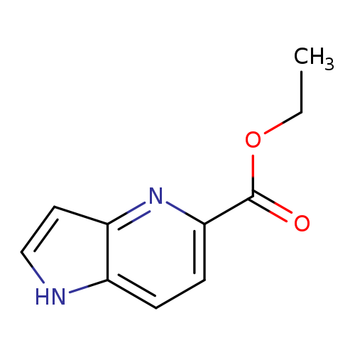 CCOC(=O)c1ccc2c(n1)cc[nH]2