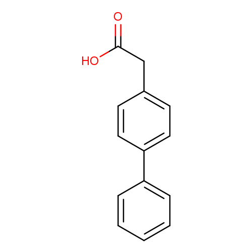 OC(=O)Cc1ccc(cc1)c1ccccc1