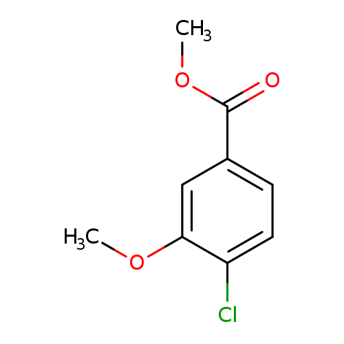 COC(=O)c1ccc(c(c1)OC)Cl