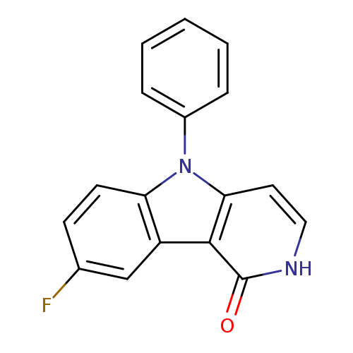 Fc1ccc2c(c1)c1c(=O)[nH]ccc1n2c1ccccc1