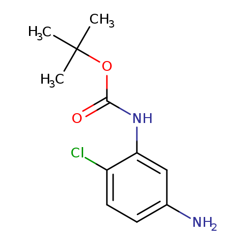 O=C(Nc1cc(N)ccc1Cl)OC(C)(C)C