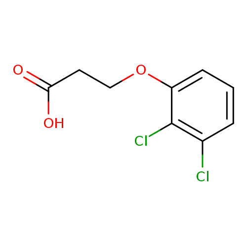 OC(=O)CCOc1cccc(c1Cl)Cl