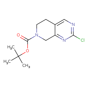 O=C(N1CCc2c(C1)nc(nc2)Cl)OC(C)(C)C