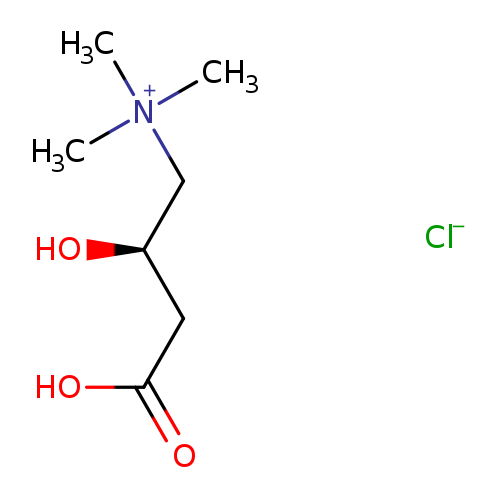 O[C@@H](C[N+](C)(C)C)CC(=O)O.[Cl-]