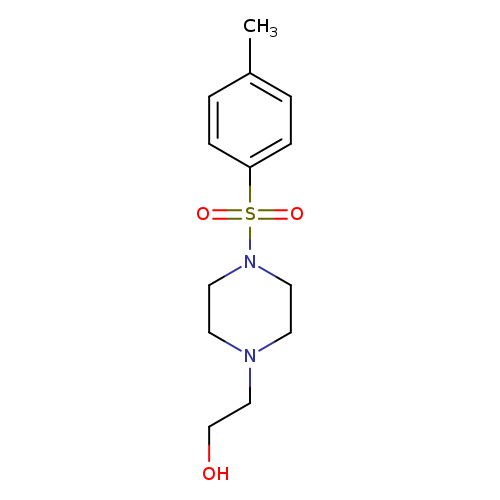 OCCN1CCN(CC1)S(=O)(=O)c1ccc(cc1)C