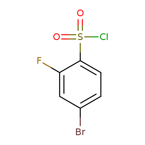 Brc1ccc(c(c1)F)S(=O)(=O)Cl