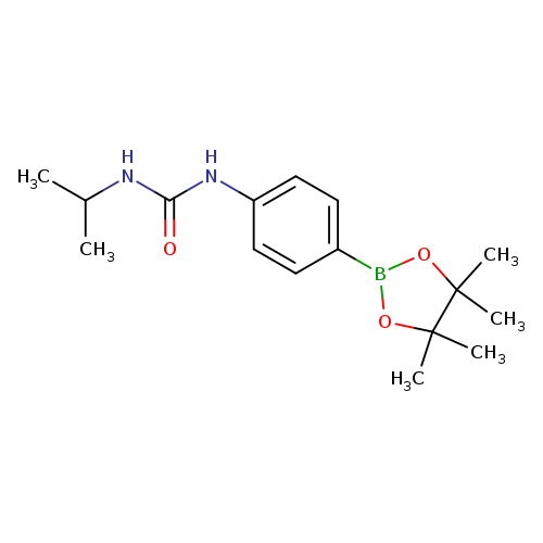 CC(NC(=O)Nc1ccc(cc1)B1OC(C(O1)(C)C)(C)C)C