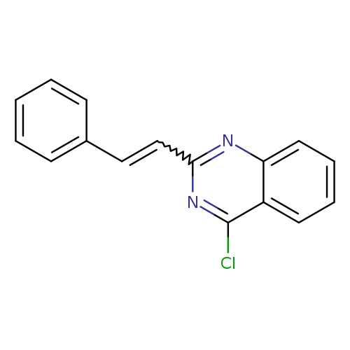 Clc1nc(C=Cc2ccccc2)nc2c1cccc2
