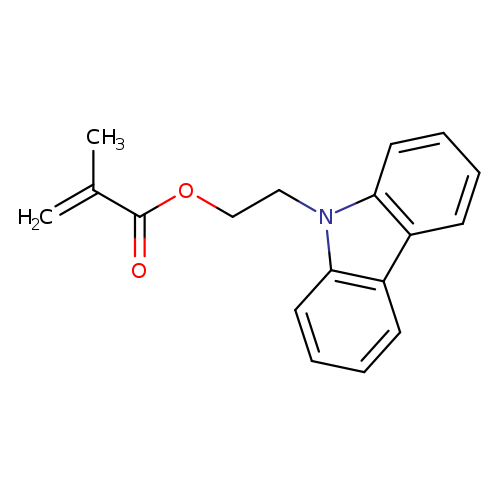 CC(=C)C(=O)OCCn1c2ccccc2c2c1cccc2