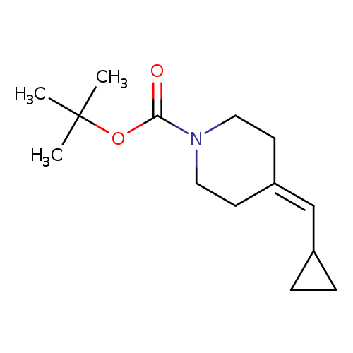O=C(N1CCC(=CC2CC2)CC1)OC(C)(C)C
